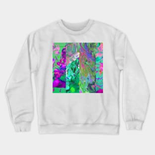Cool toned abstract art Crewneck Sweatshirt